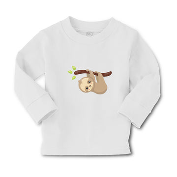 Baby Clothes Sloth Hangs Tree Safari Boy & Girl Clothes Cotton