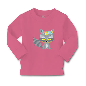 Baby Clothes Raccoon Flowers Glasses Boy & Girl Clothes Cotton
