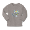 Baby Clothes Raccoon Flowers Glasses Boy & Girl Clothes Cotton