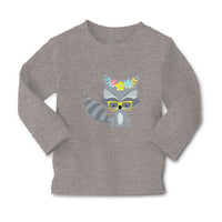 Baby Clothes Raccoon Flowers Glasses Boy & Girl Clothes Cotton - Cute Rascals