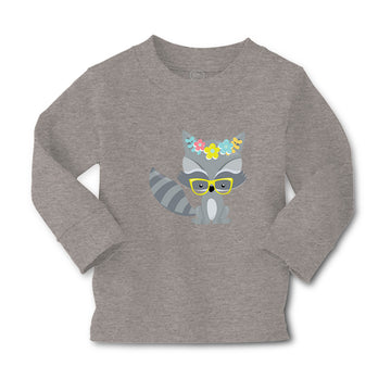 Baby Clothes Raccoon Flowers Glasses Boy & Girl Clothes Cotton