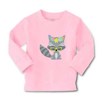 Baby Clothes Raccoon Flowers Glasses Boy & Girl Clothes Cotton
