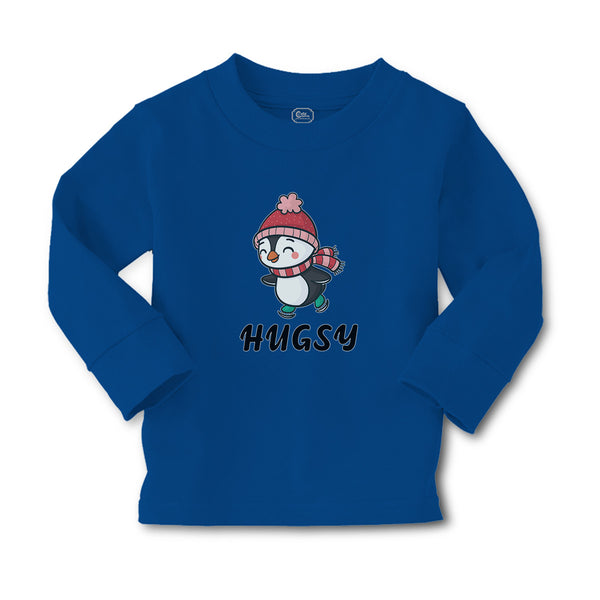 Baby Clothes Cute Hugsy Penguin on Scarf and Cap Ice Skating Sport Cotton - Cute Rascals