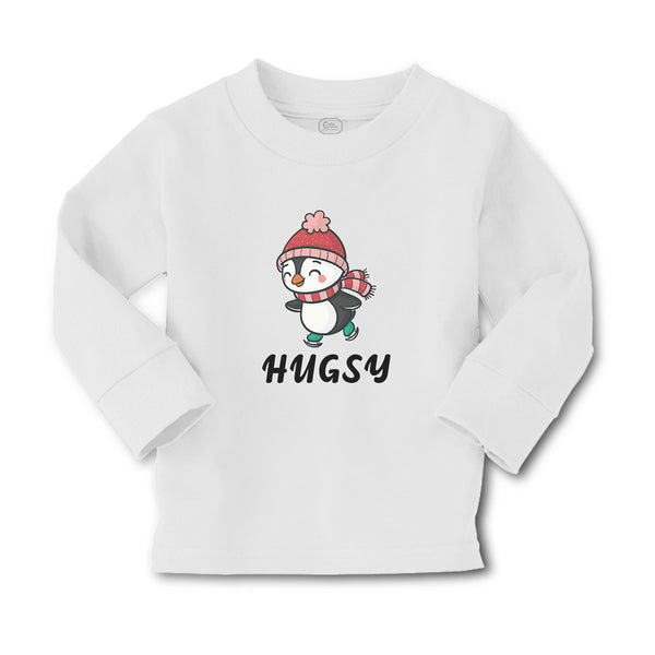 Baby Clothes Cute Hugsy Penguin on Scarf and Cap Ice Skating Sport Cotton - Cute Rascals