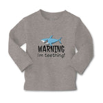 Baby Clothes Warning I'M Teething! Shark Humour Marine Fish Boy & Girl Clothes - Cute Rascals