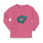 Baby Clothes Angry Shark Cartoon Head Toothy Logo Boy & Girl Clothes Cotton - Cute Rascals