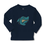 Baby Clothes Angry Shark Cartoon Head Toothy Logo Boy & Girl Clothes Cotton - Cute Rascals