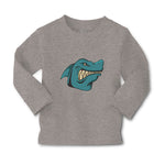 Baby Clothes Angry Shark Cartoon Head Toothy Logo Boy & Girl Clothes Cotton - Cute Rascals