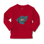 Baby Clothes Angry Shark Cartoon Head Toothy Logo Boy & Girl Clothes Cotton - Cute Rascals
