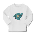 Baby Clothes Angry Shark Cartoon Head Toothy Logo Boy & Girl Clothes Cotton - Cute Rascals