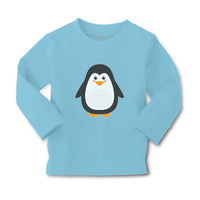 Baby Clothes Cute Aquamarine Fatty Penguin Gesture Boy & Girl Clothes Cotton - Cute Rascals