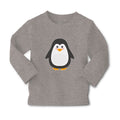 Baby Clothes Cute Aquamarine Fatty Penguin Gesture Boy & Girl Clothes Cotton