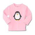 Baby Clothes Cute Aquamarine Fatty Penguin Gesture Boy & Girl Clothes Cotton