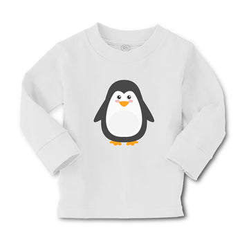 Baby Clothes Cute Aquamarine Fatty Penguin Gesture Boy & Girl Clothes Cotton