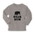 Baby Clothes Polar Bear Bum Silhouette Wild Animal Boy & Girl Clothes Cotton - Cute Rascals