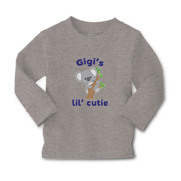 Baby Clothes Gigi's Lil' Cutie Koala Bear Animal Sitting Wood Branch Cotton