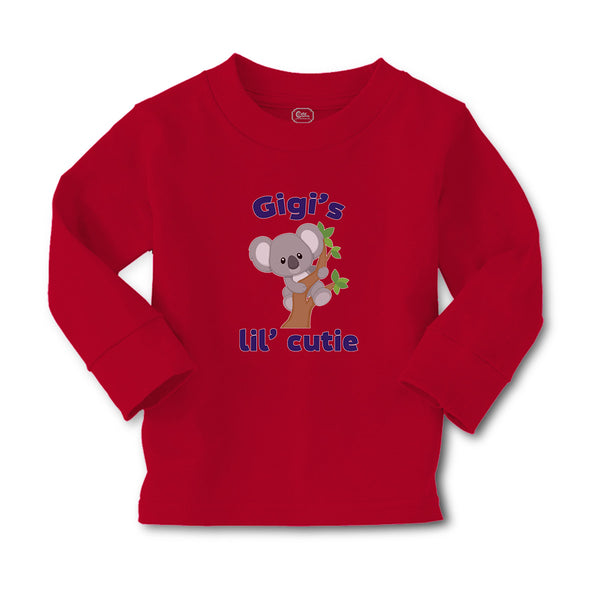 Baby Clothes Gigi's Lil' Cutie Koala Bear Animal Sitting Wood Branch Cotton - Cute Rascals