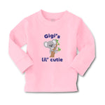 Baby Clothes Gigi's Lil' Cutie Koala Bear Animal Sitting Wood Branch Cotton - Cute Rascals