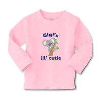 Baby Clothes Gigi's Lil' Cutie Koala Bear Animal Sitting Wood Branch Cotton - Cute Rascals