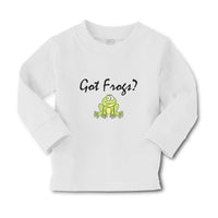 Baby Clothes Got Green Frogs Sitting Question Mark Sign Boy & Girl Clothes - Cute Rascals