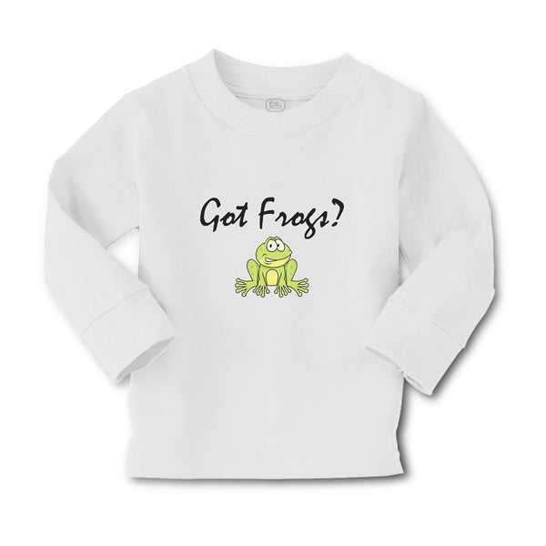 Baby Clothes Got Green Frogs Sitting Question Mark Sign Boy & Girl Clothes - Cute Rascals