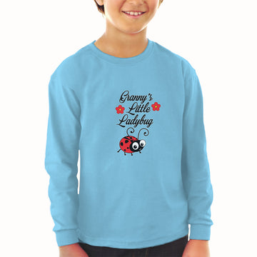 Baby Clothes Cute Granny's Little Ladybug Insect with Flowers Boy & Girl Clothes