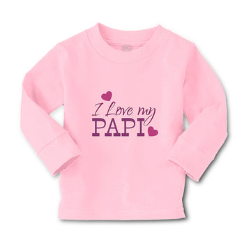 Baby Clothes I Love My Papi Boy & Girl Clothes Cotton
