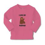 Baby Clothes I Love My Paw Paw Bear Love Towards Daddy Boy & Girl Clothes Cotton - Cute Rascals