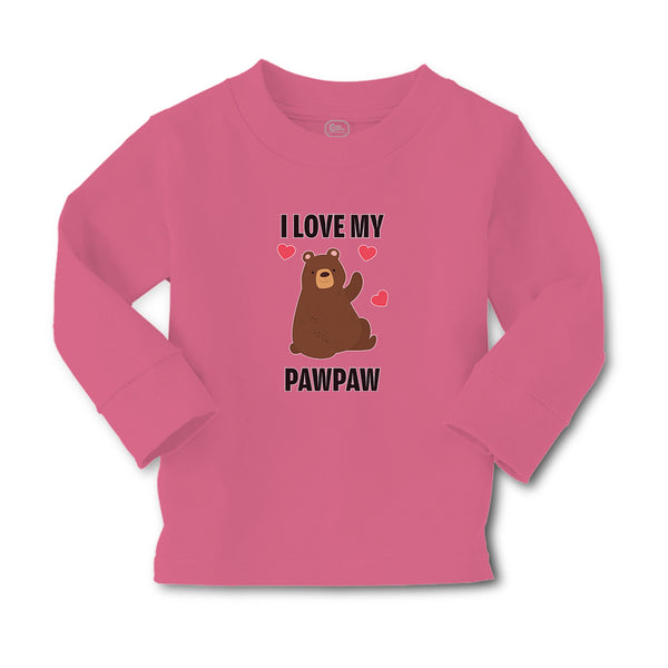 Baby Clothes I Love My Paw Paw Bear Love Towards Daddy Boy & Girl Clothes Cotton - Cute Rascals