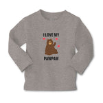 Baby Clothes I Love My Paw Paw Bear Love Towards Daddy Boy & Girl Clothes Cotton - Cute Rascals