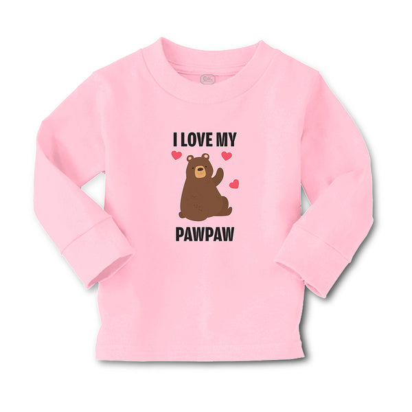 Baby Clothes I Love My Paw Paw Bear Love Towards Daddy Boy & Girl Clothes Cotton - Cute Rascals
