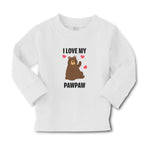 Baby Clothes I Love My Paw Paw Bear Love Towards Daddy Boy & Girl Clothes Cotton - Cute Rascals