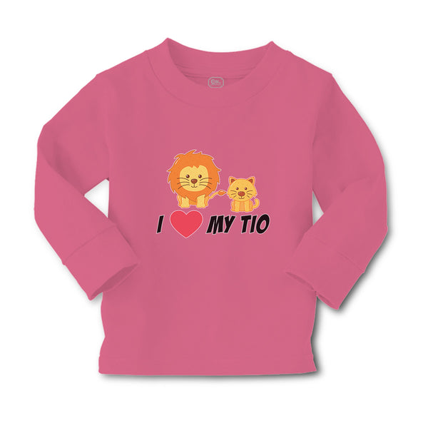 Baby Clothes I Love My Tio Cute Funny Lions Sitting Boy & Girl Clothes Cotton - Cute Rascals