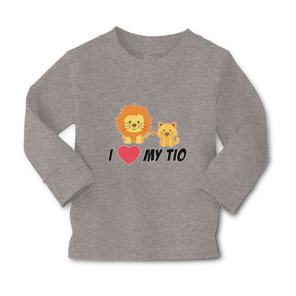 Baby Clothes I Love My Tio Cute Funny Lions Sitting Boy & Girl Clothes Cotton - Cute Rascals