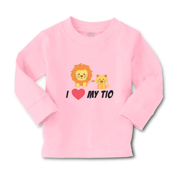 Baby Clothes I Love My Tio Cute Funny Lions Sitting Boy & Girl Clothes Cotton - Cute Rascals