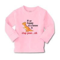 Baby Clothes Ur U Clap Your Oh Tyrannosaurus Rex Dinosaur Jurassic Cotton - Cute Rascals