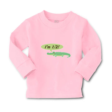 Baby Clothes Green Animated Crocodile I'M 1 2! Age Boy & Girl Clothes Cotton