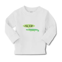 Baby Clothes Green Animated Crocodile I'M 1 2! Age Boy & Girl Clothes Cotton - Cute Rascals