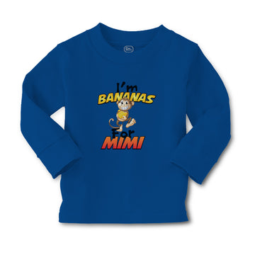 Baby Clothes I'M Bananas for Mimi Playful Wild Monkey Holding Banana Cotton