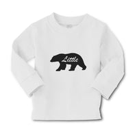 Baby Clothes Little Silhouette Bear Side View Wild Animal Boy & Girl Clothes - Cute Rascals