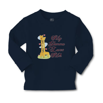 Baby Clothes Glamma Loves Me! Cute Giraffes Hearts Feeling Closed Eyes Cotton