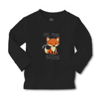 Baby Clothes Oh, for Sake! Fox Sitting Silently and Watching Boy & Girl Clothes - Cute Rascals