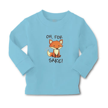 Baby Clothes Oh, for Sake! Fox Sitting Silently and Watching Boy & Girl Clothes