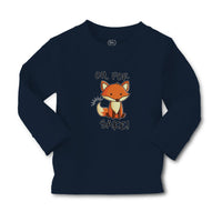 Baby Clothes Oh, for Sake! Fox Sitting Silently and Watching Boy & Girl Clothes - Cute Rascals