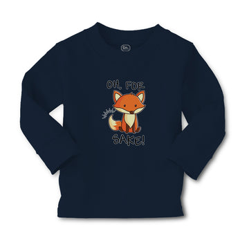 Baby Clothes Oh, for Sake! Fox Sitting Silently and Watching Boy & Girl Clothes
