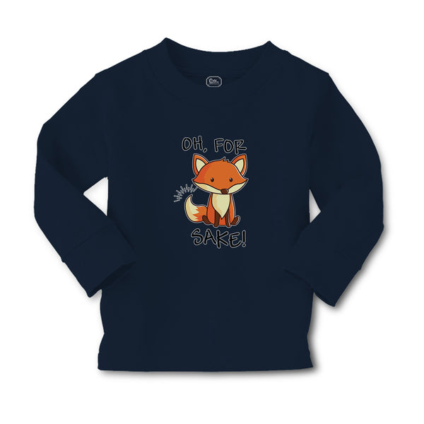 Baby Clothes Oh, for Sake! Fox Sitting Silently and Watching Boy & Girl Clothes - Cute Rascals