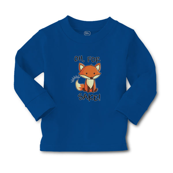Baby Clothes Oh, for Sake! Fox Sitting Silently and Watching Boy & Girl Clothes - Cute Rascals