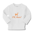 Baby Clothes Oh, Dear! Cute Spotted Fallow Female Deer Wild Animal Cotton