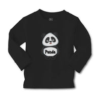 Baby Clothes Cute Panda Bear with Black Patches Around It's Eyes, Ears and Body - Cute Rascals