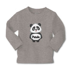 Baby Clothes Cute Panda Bear with Black Patches Around It's Eyes, Ears and Body - Cute Rascals